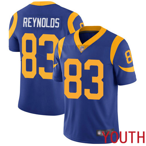 Los Angeles Rams Limited Royal Blue Youth Josh Reynolds Alternate Jersey NFL Football #83 Vapor Untouchable->los angeles rams->NFL Jersey